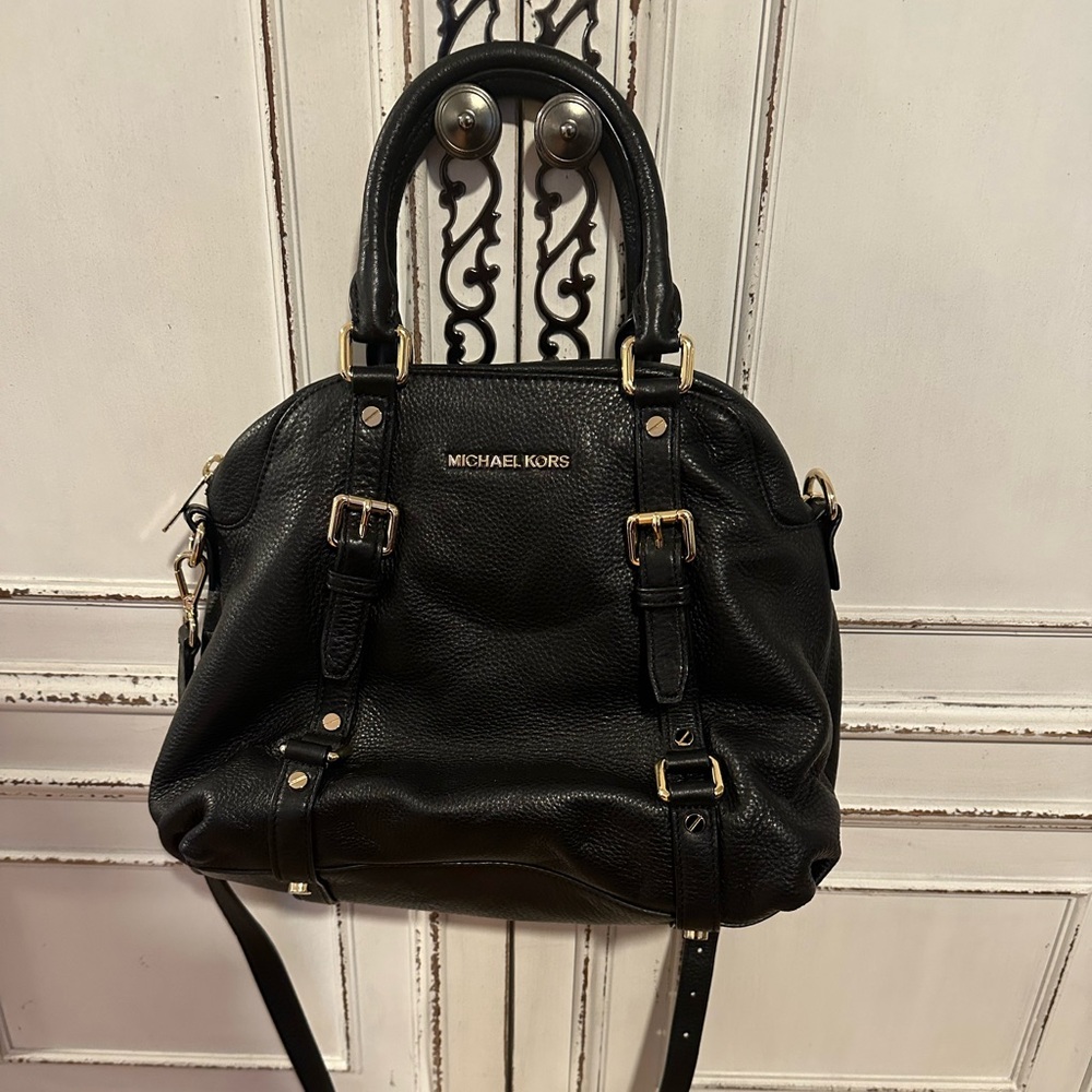 Michael Kors Black Satchel Bag
